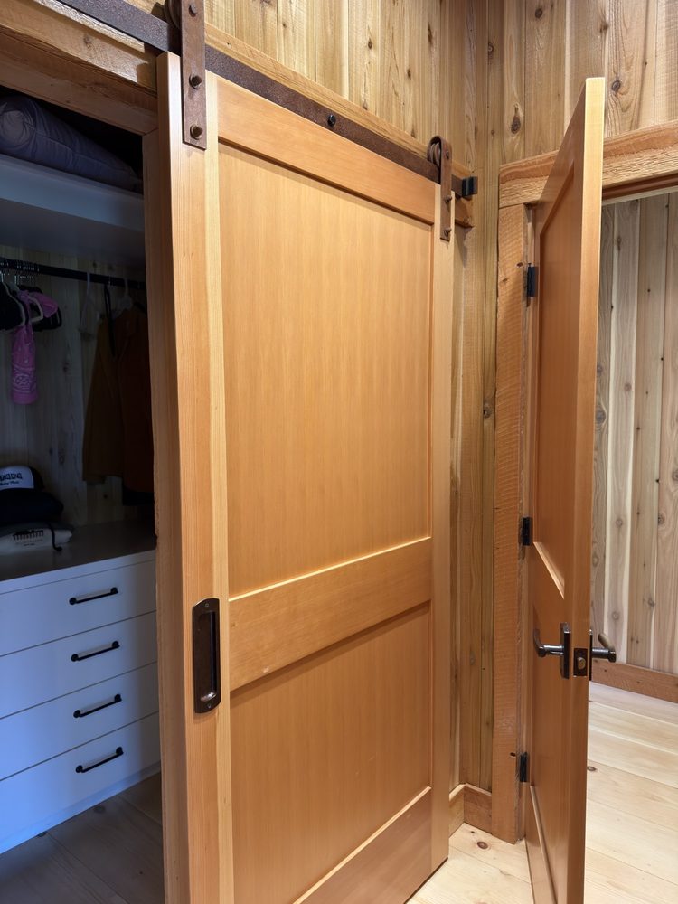 Lodge Upstairs Barn Door Wood